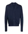 Lardini Button-up Knitted Cardigan In Black