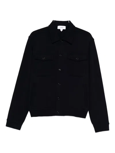 Lardini Buttoned Flap-pocket Jacket In Black