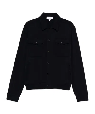 LARDINI BUTTONED FLAP-POCKET JACKET