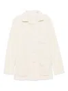 Lardini Buttoned Patch-pocket Cardigan In White
