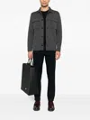 Lardini Buttoned Patch-pocket Jacket In Black
