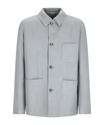 LARDINI BUTTONED POCKET JACKET