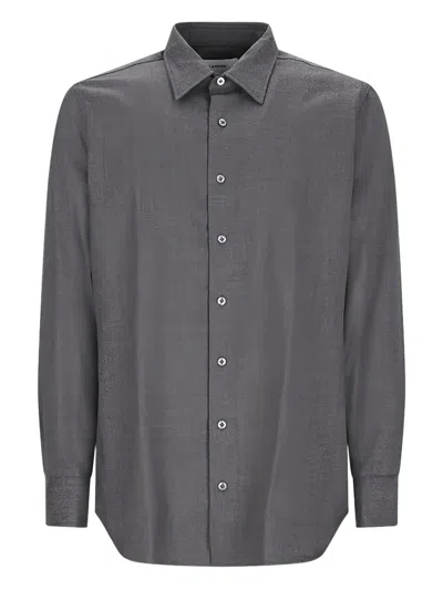 Lardini Buttoned Shirt In Gray