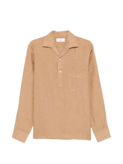 Lardini Buttoned Shirt In Brown