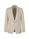 Lardini Buttoned Single-breasted Blazer In Neutral