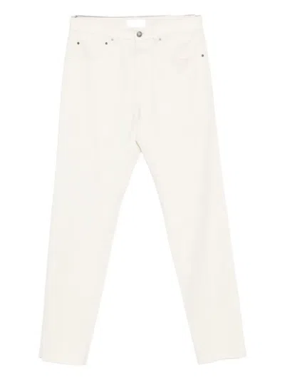 Lardini Buttoned Straight-leg Jeans In White
