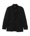 Lardini Button-fastening Blazer In Black