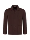 Lardini Button-up Knitted Jacket In Brown