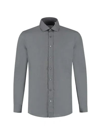 Lardini Button-up Shirt In Black