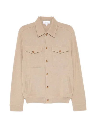 LARDINI BUTTON-UP WOOL JACKET
