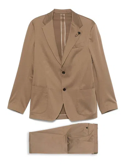 LARDINI TRAJE - MARRÓN