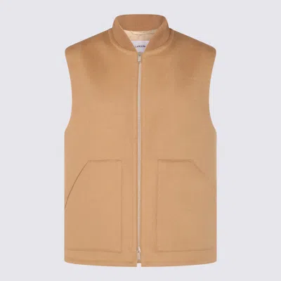 LARDINI LARDINI CAMEL WOOL CASUAL JACKET