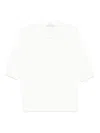 Lardini Classic White T-shirt With Soft Viscose-cotton Blend