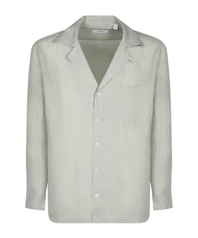 Lardini Camp Collar Shirt In Animal Print