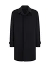 Lardini Cashmere Outerwear Coat With Classic Collar