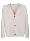 Lardini Knit Cardigan With V-neck And Natural Button Closure