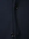 Lardini Hooded Wool Coat In Blue