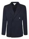 Lardini Blue Wool Cardigan Jacket In Blue