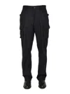 Lardini Trousers Utility Multiple Pockets In Blue