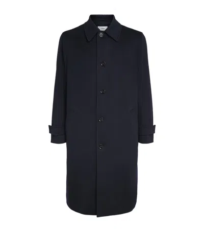 Lardini Belted Single-breasted Coat In Animal Print