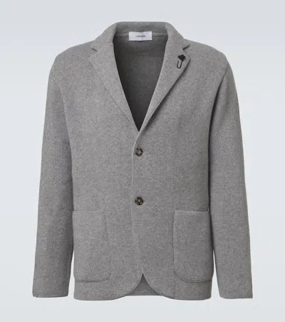 Lardini Cashmere Blazer In Gray