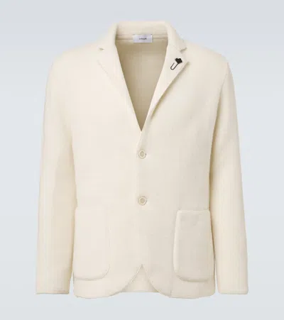 Lardini Cashmere Blazer In White
