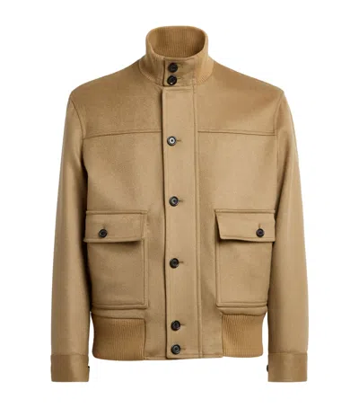 LARDINI LARDINI CASHMERE BOMBER JACKET