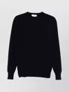 Lardini Cashmere Crew Neck Knit Pullover In Black