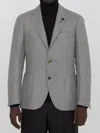 Lardini Cashmere Jacket In Grey