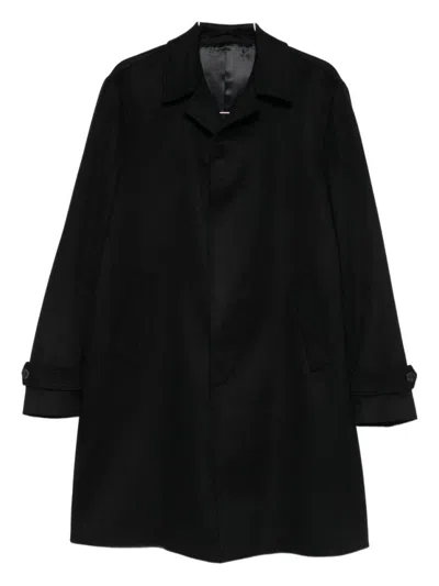LARDINI CASHMERE OUTERWEAR COAT WITH CLASSIC COLLAR