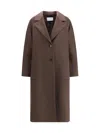 Lardini Cashmere Oversized Coat In Brown