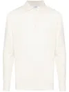Lardini Polo In Beige Wool In Neutrals
