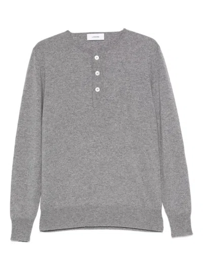 Lardini Cashmere Sweater In Gray