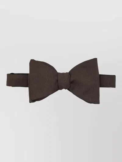 Lardini Ceremony Bow Tie Virgin Wool Texture
