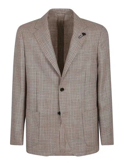 LARDINI CHECKERED JACKET