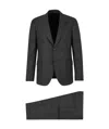 Lardini Checkered Pattern Suit In Gray