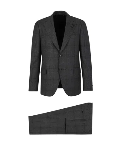 LARDINI LARDINI CHECKERED PATTERN SUIT