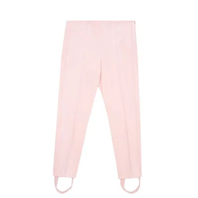 Lardini Chic Pink Viscose Pants For Elegant Evenings