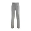 Lardini Elasticated-waist Trousers In Gray