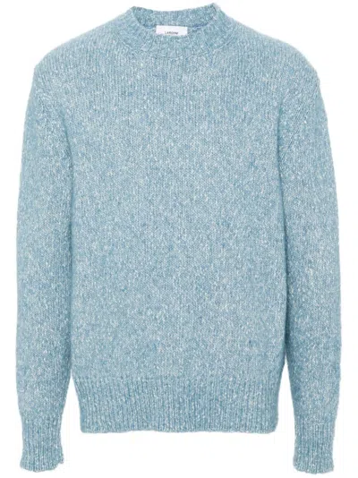 Lardini Chunky-knit Jumper In Sky Blue