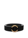 Lardini Belt With Buckle In Black