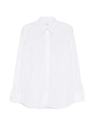 Lardini Classic Button-down Shirt With French Cuffs - Size M In White