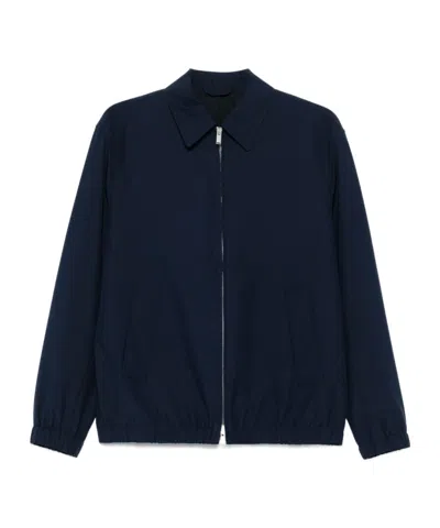 Lardini Classic-collar Jacket In Black