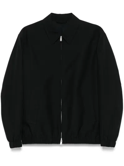 Lardini Classic-collar Overshirt In Black
