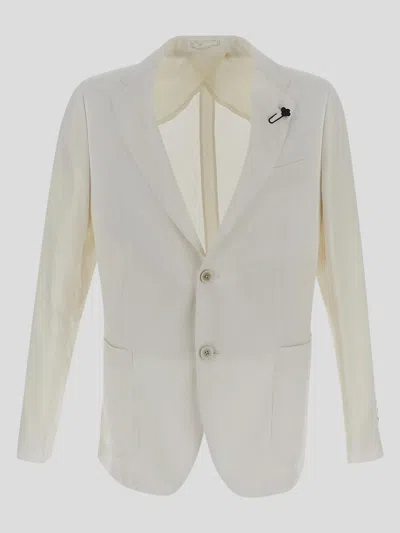 Lardini Classic Suit In Bianco