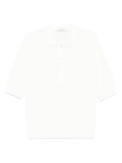 Lardini Classic White T-shirt With Soft Viscose-cotton Blend