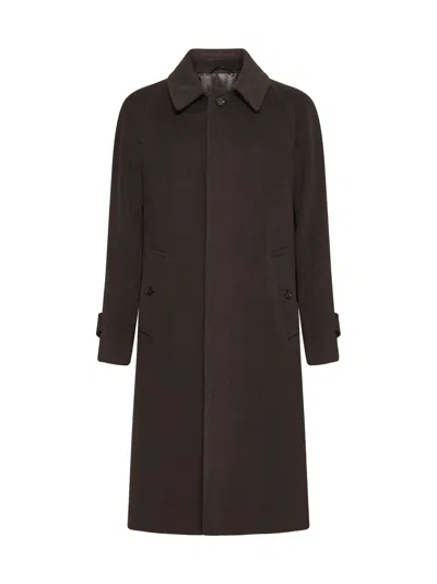 Lardini Coat In Brown