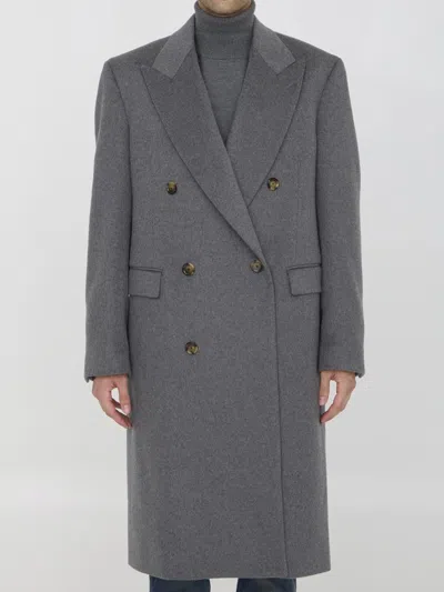 Lardini Coat Cashmere In Gray