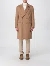 Lardini Camel Coat In Neutral