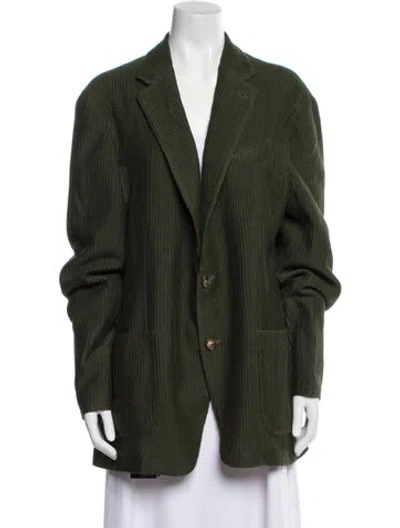 Pre-owned Lardini Coat W/ Tags In Green